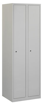 Lockerkast 180 x 60 x 50 cm (HxBxD) met gladde deur.