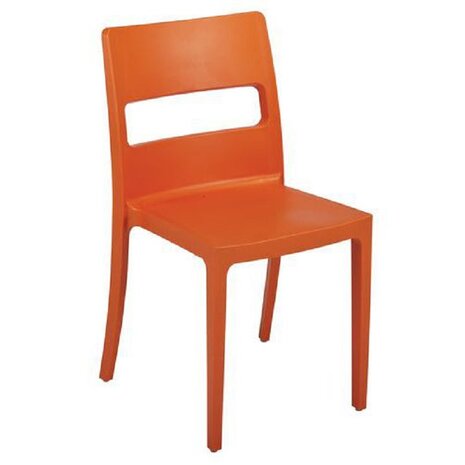 Designstoel, terrasstoel, campingstoel, kantinestoel SAI in 10 kleuren van het Italiaanse S•CAB.  5 jaar garantie!
