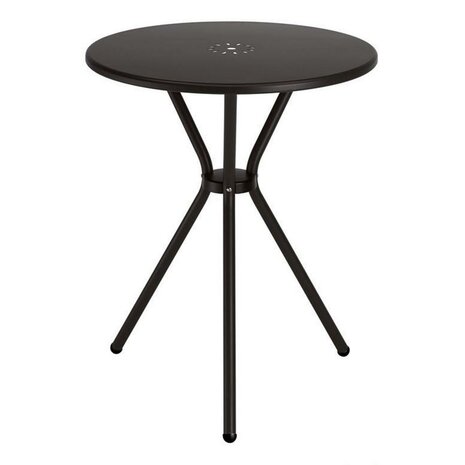 Kyra bistrotafeltje. Leuk designtafeltje voor als u een klein terrasje hebt. Slank model geschikt voor 2 stoelen. Alleen verkrijgbaar per 2 stuks.