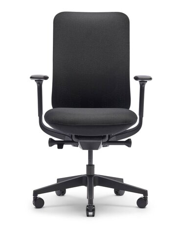 Bureaustoel Zinnia. Met mesh rugleuning.  Met 5 jaar garantie. NEN-EN-1335 getest