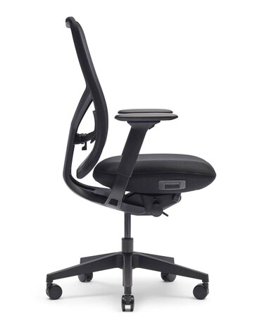 Bureaustoel Zinnia. Met mesh rugleuning.  Met 5 jaar garantie. NEN-EN-1335 getest