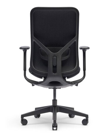 Bureaustoel Zinnia. Met mesh rugleuning.  Met 5 jaar garantie. NEN-EN-1335 getest