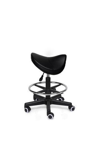Premium zadelkruk met voetenring