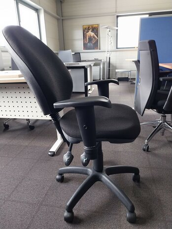 Eenvoudige bureaustoel zwart OUTLET!!