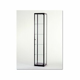 Vitrinekast 200 x 40 x 40 cm.