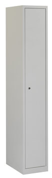 Lockerkast 180 x 30 x 50 cm (HxBxD) met gladde deur. Lockerkast 180 x 30 x 50 cm (HxBxD) met gladde deur.