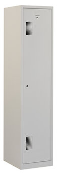 Lockerkast 180 x 40 x 50 cm (HxBxD) met perforatie ventilatie in deur en scheiding schoon / vuil Lockerkast 180 x 40 x 50 cm (HxBxD) met perforatie ventilatie in deur en scheiding schoon / vuil