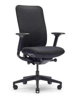 Bureaustoel Zinnia. Met mesh rugleuning.  Met 5 jaar garantie. NEN-EN-1335 getest